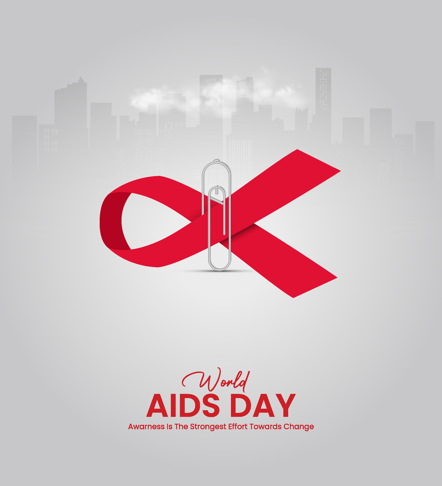 World Aids Day, Aids day creative ads. Design for banner, poster, and