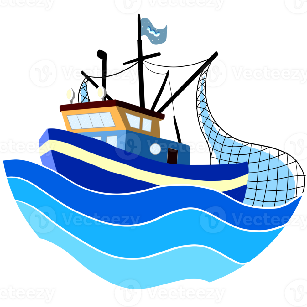 The Fishing boat. png