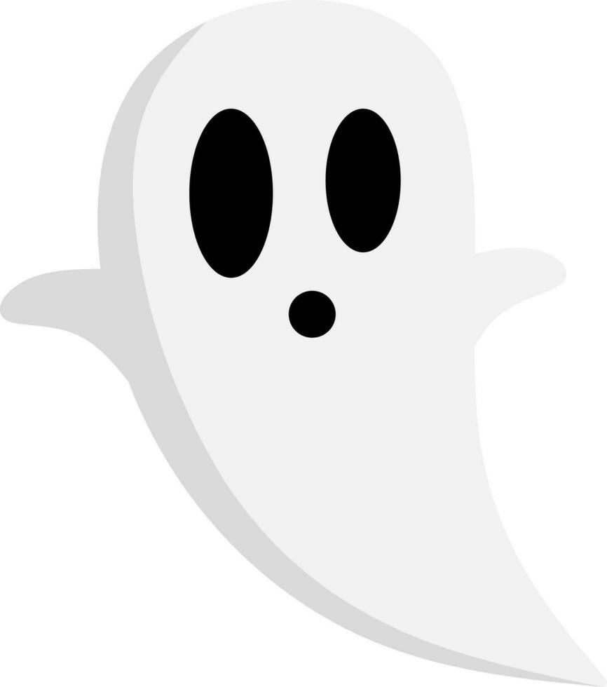 Ghost icon vector illustration for Halloween event celebration. Simple ghost icon that can be used as symbol, sign or decoration. Spirit phantom icon graphic resource for happy Halloween vector design