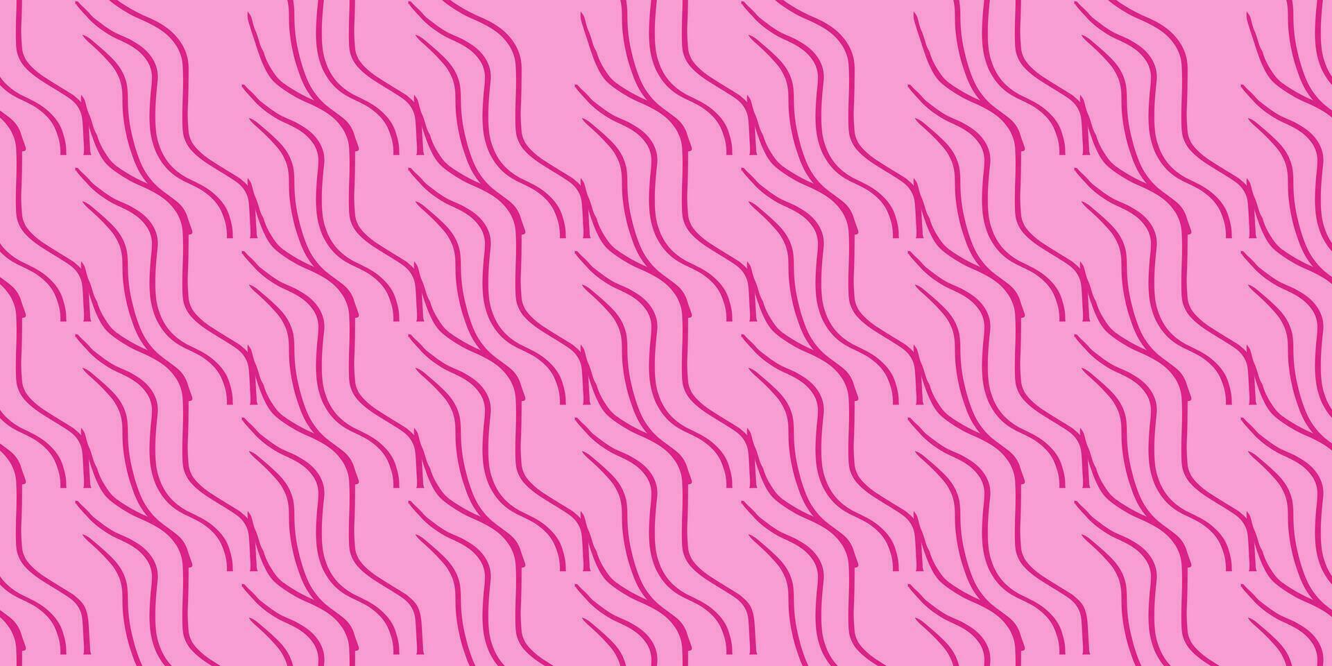 Barbie background. Pink shape seamless pattern art vector