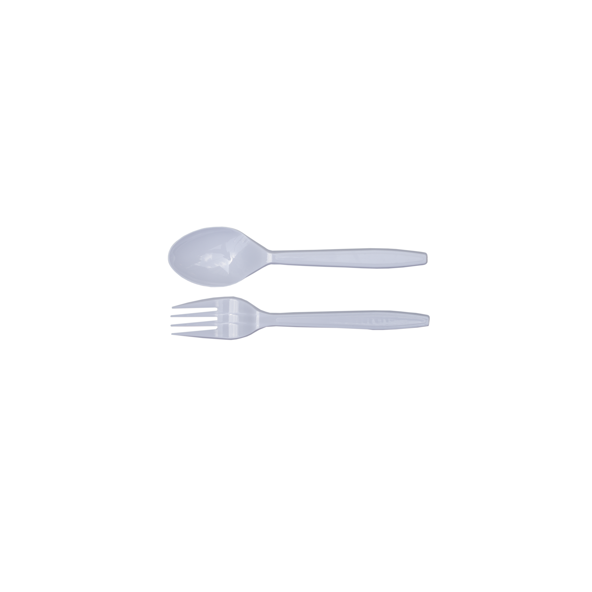 white plastic spoon and fork on transparent background 28296839 PNG