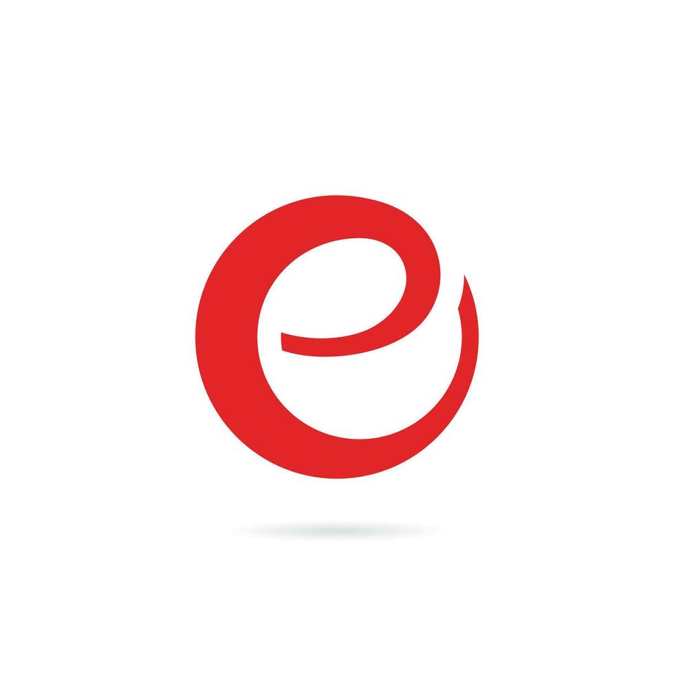 Letter E logo icon design vector template