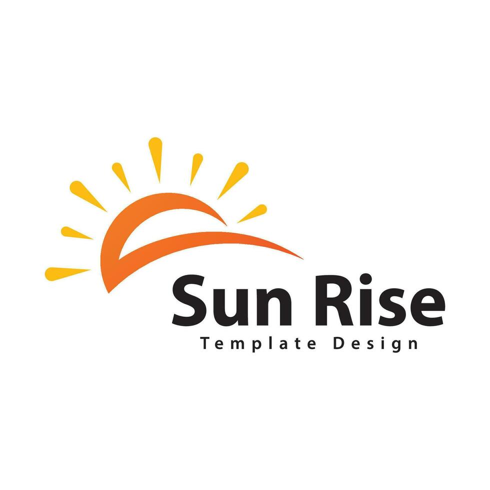 Sun  Logo Vector Design Template