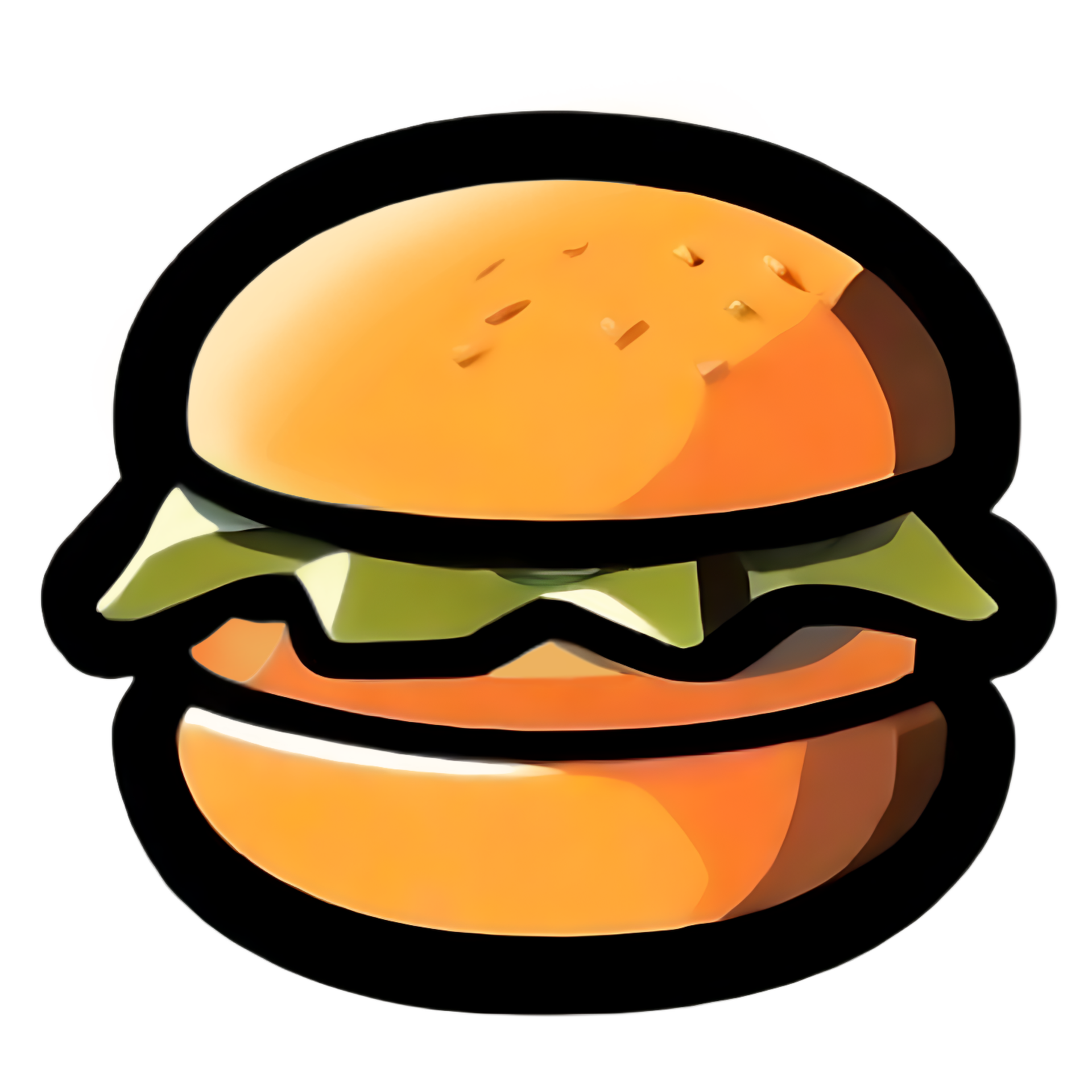 Hamburger Cartoon Minimalism 28296946 PNG