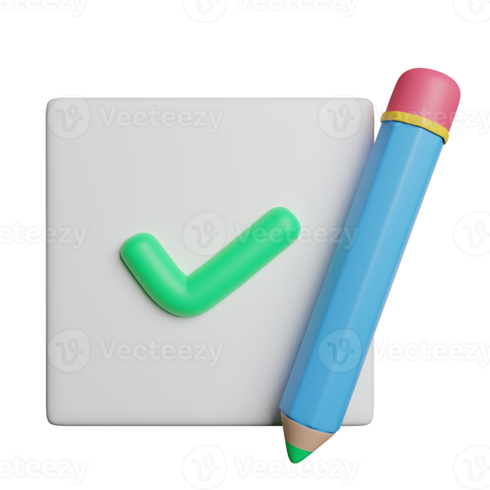 Checking Pencil Vote png