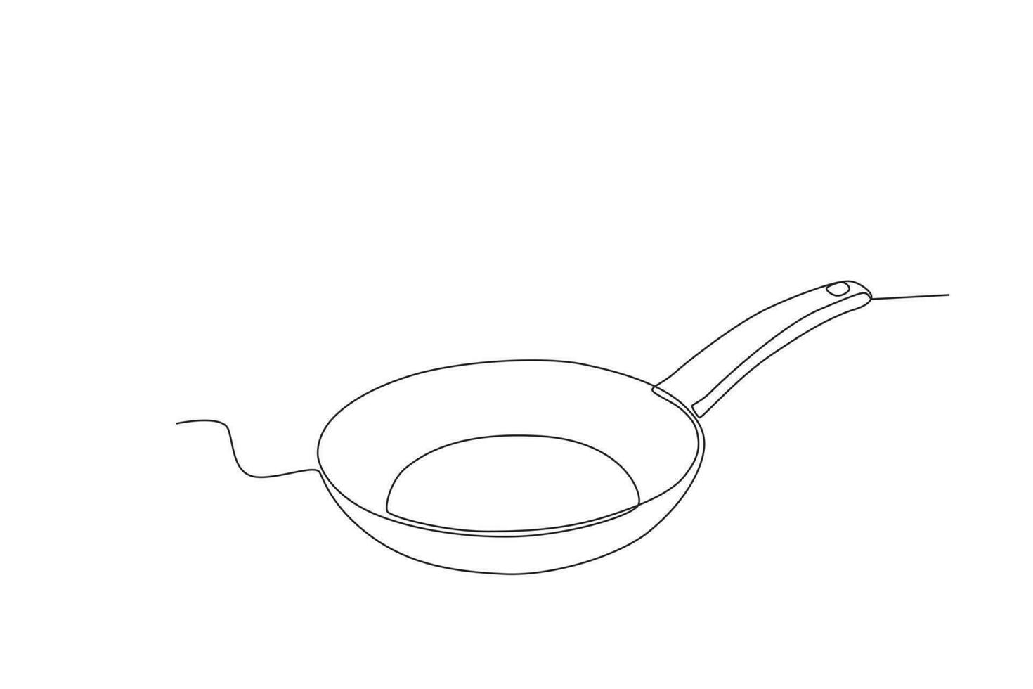 A pot of cooking utensils vector