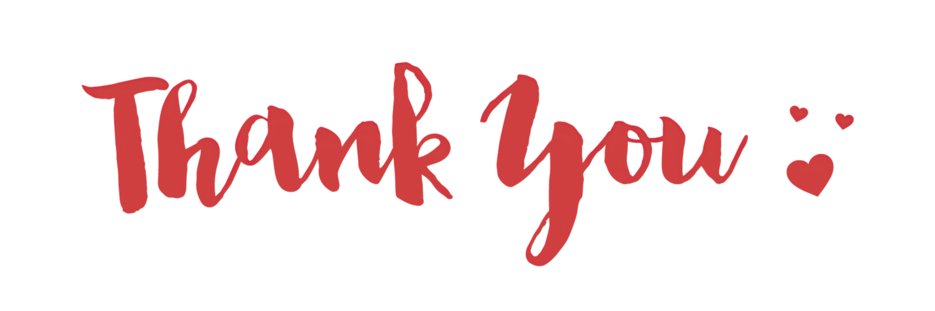 Thank You, Digital text on transparent background png