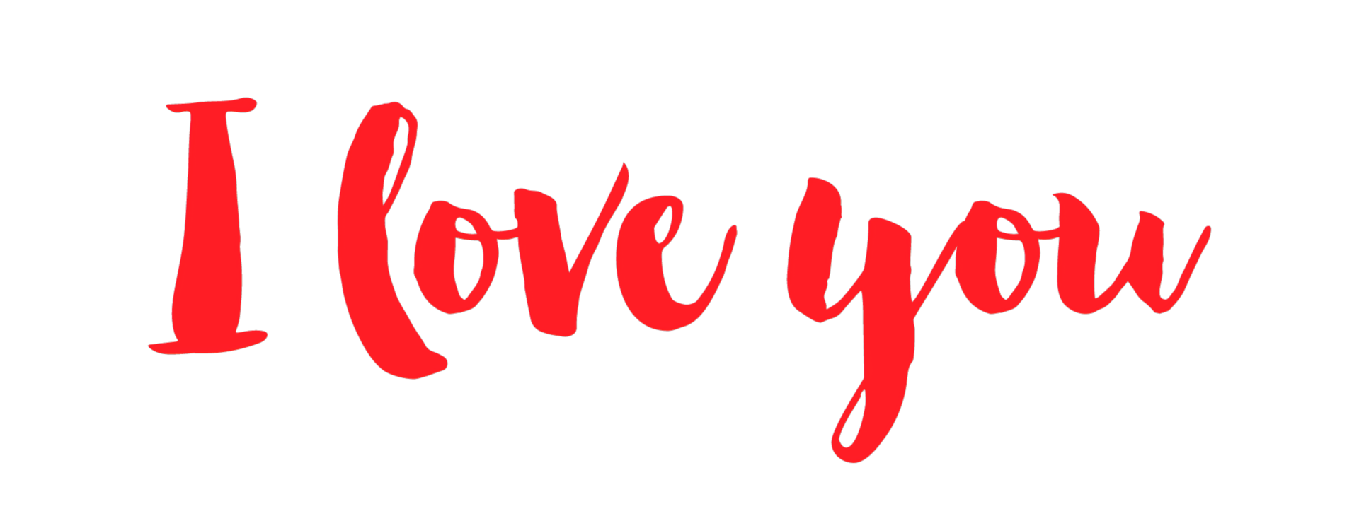 I Love you, Digital text on transparent background 28297457 PNG