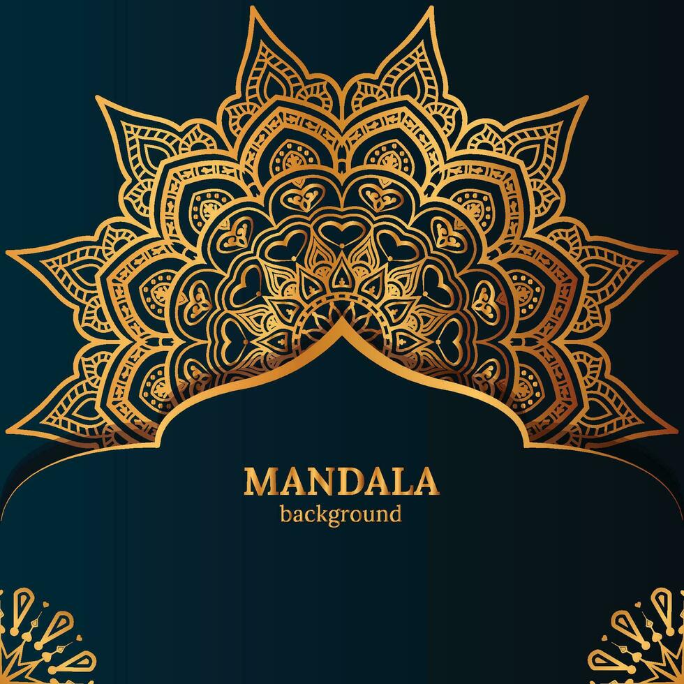 lujo mandala con resumen antecedentes. decorativo mandala diseño para cubrir, tarjeta, imprimir, póster, bandera, folleto, invitación. vector