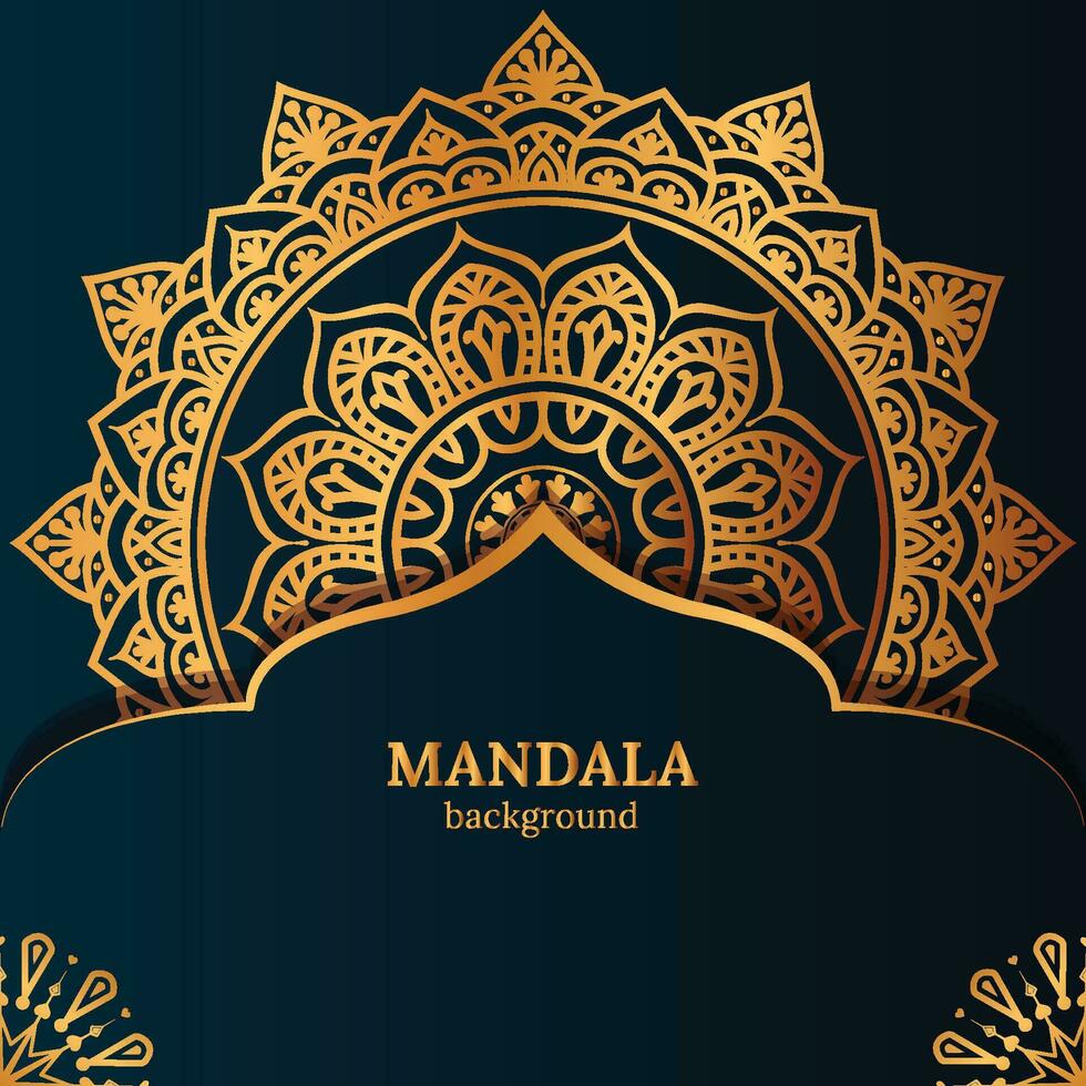 lujo mandala con resumen antecedentes. decorativo mandala diseño para cubrir, tarjeta, imprimir, póster, bandera, folleto, invitación. vector