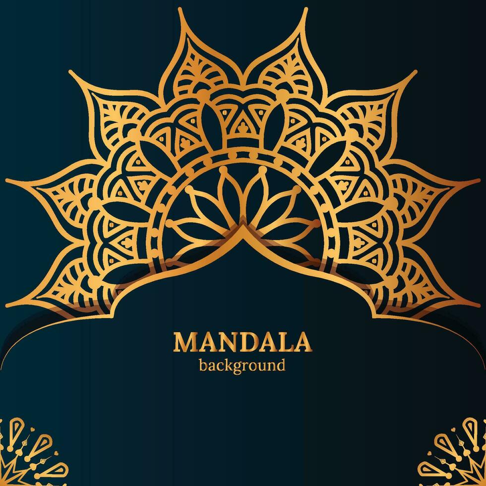 lujo mandala con resumen antecedentes. decorativo mandala diseño para cubrir, tarjeta, imprimir, póster, bandera, folleto, invitación. vector