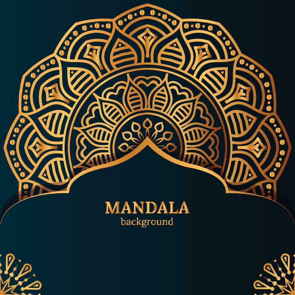 luxury mandala with abstract background. Decorative mandala design for cover, card, print, poster, banner, brochure, invitation. vector