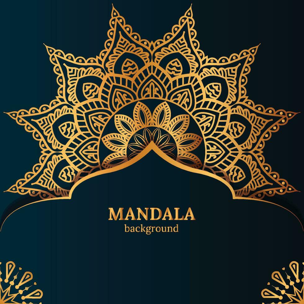 luxury mandala with abstract background. Decorative mandala design for cover, card, print, poster, banner, brochure, invitation. vector