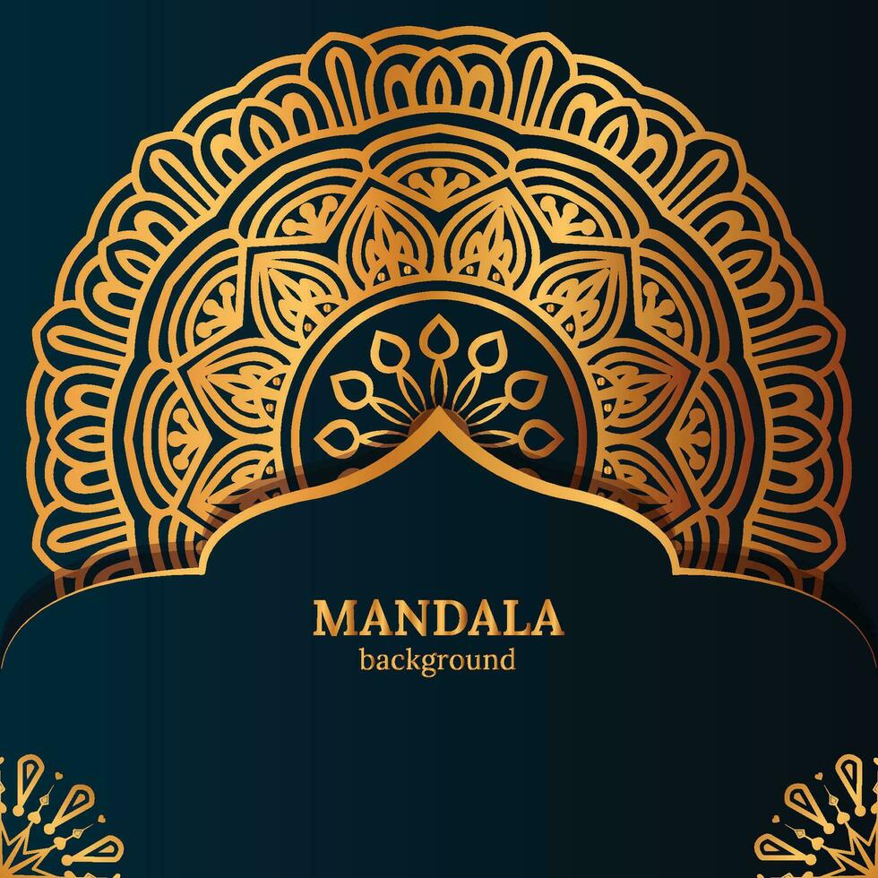 lujo mandala con resumen antecedentes. decorativo mandala diseño para cubrir, tarjeta, imprimir, póster, bandera, folleto, invitación. vector