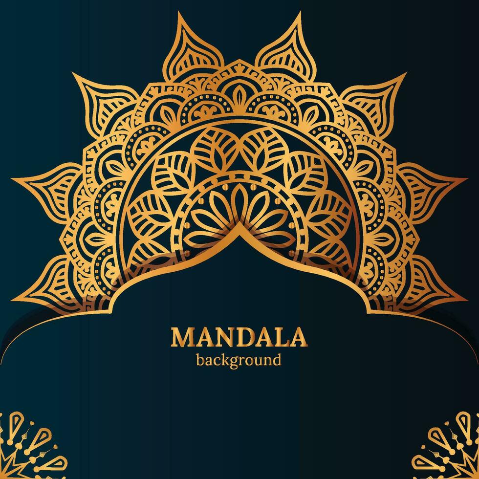 luxury mandala with abstract background. Decorative mandala design for cover, card, print, poster, banner, brochure, invitation. vector