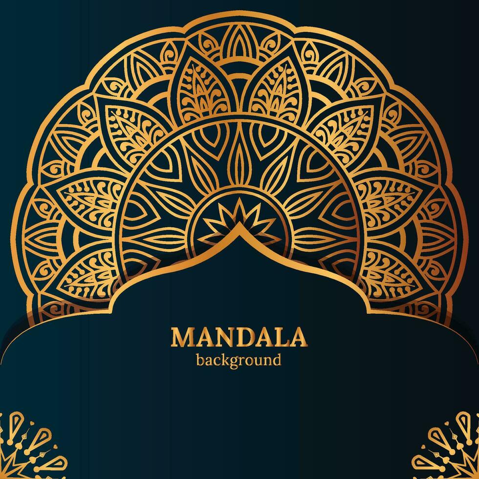 luxury mandala with abstract background. Decorative mandala design for cover, card, print, poster, banner, brochure, invitation. vector