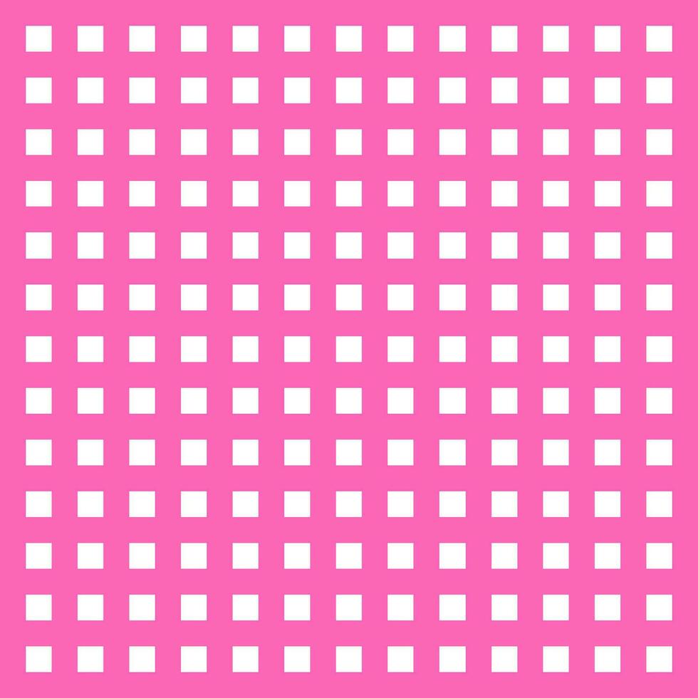 Checked pattern pink sweet vector image