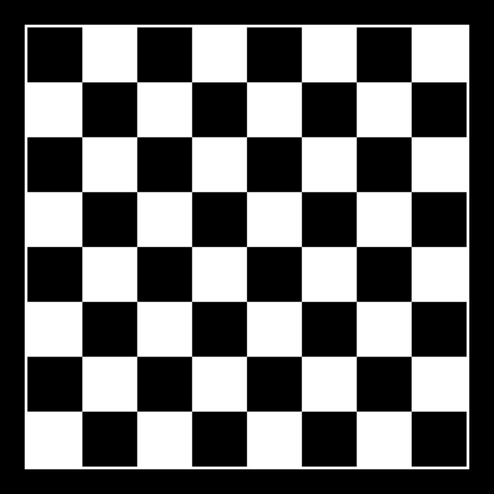 Chess checkerboard template vector image