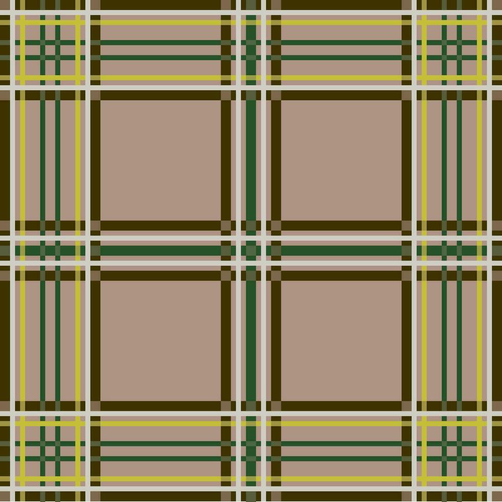 Tartan brown foliage vector image