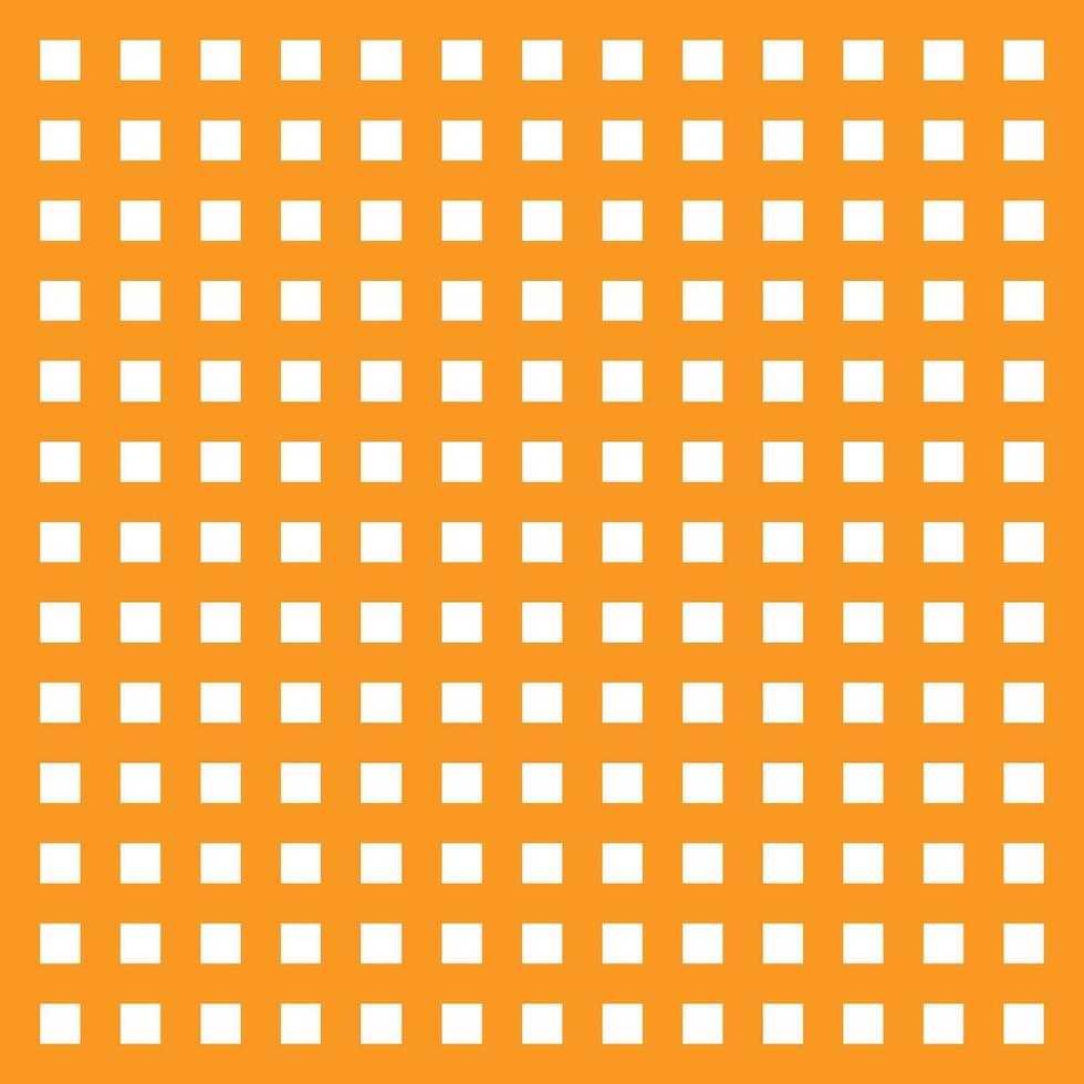 Checked pattern orange vector image