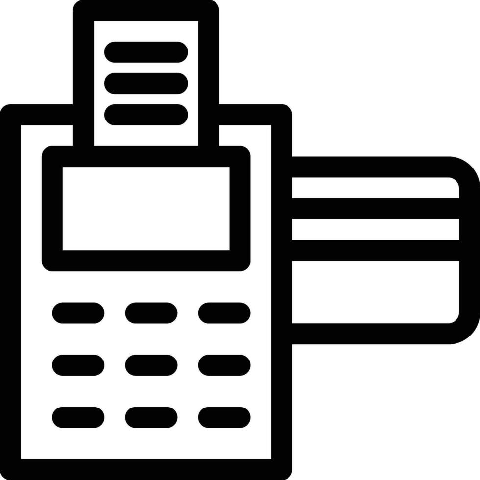 pos terminal icon for download vector