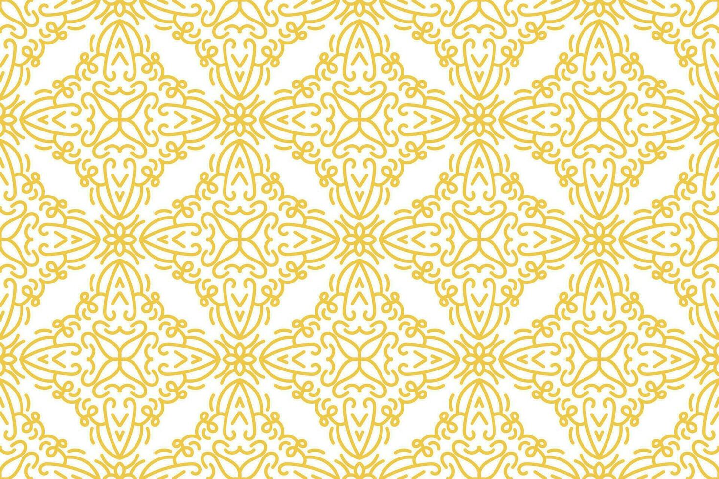oriental modelo. blanco y oro antecedentes con Arábica ornamento. patrón, antecedentes y fondo de pantalla para tu diseño. textil ornamento. vector ilustración.