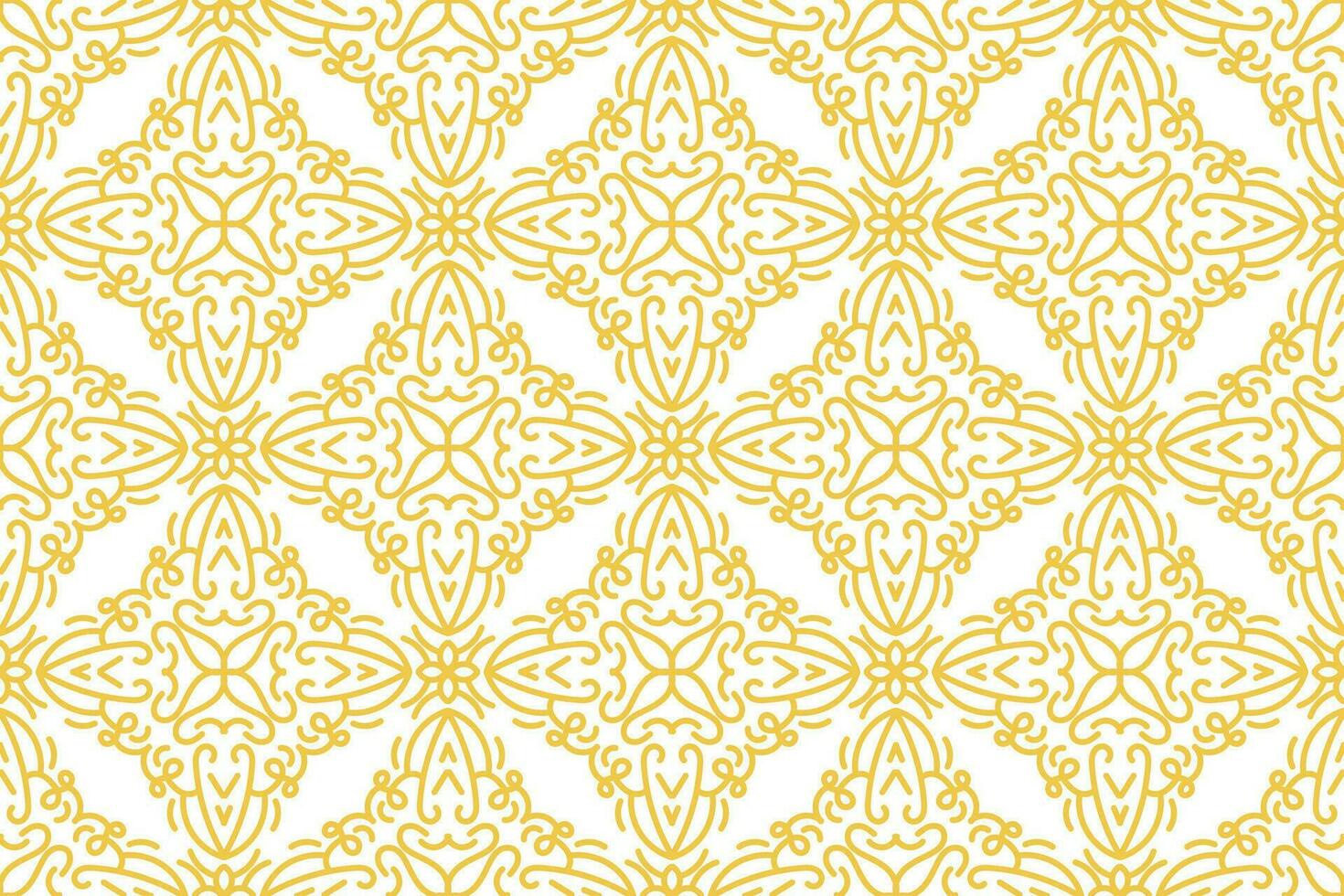 oriental pattern. White and gold background with Arabic ornament. Pattern, background and wallpaper for your design. Textile ornament. Vector illustration.