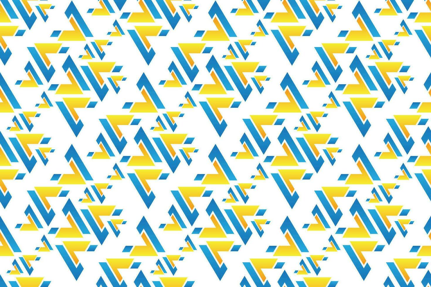 geometric seamless pattern. Set of bright blue and yellow background with modern minimal shape. elegant abstract geometrical textures. vector
