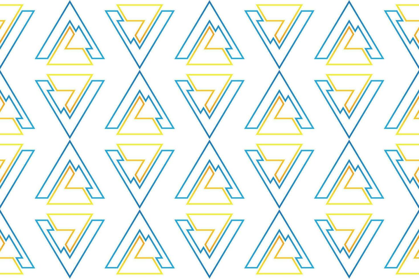 geometric seamless pattern. Set of bright blue and yellow background with modern minimal shape. elegant abstract geometrical textures. vector