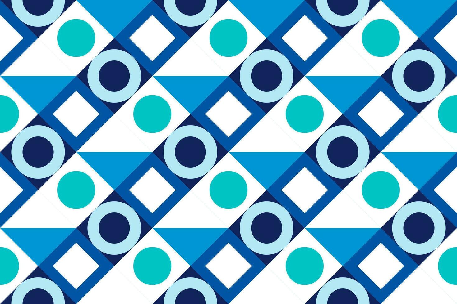 geometric seamless pattern with blue light color vector