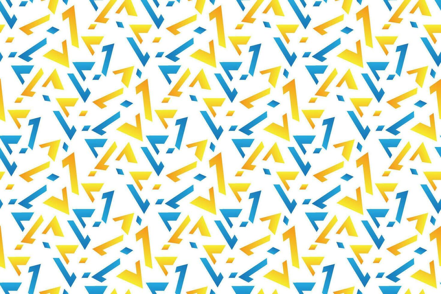 geometric seamless pattern. Set of bright blue and yellow background with modern minimal shape. elegant abstract geometrical textures. vector