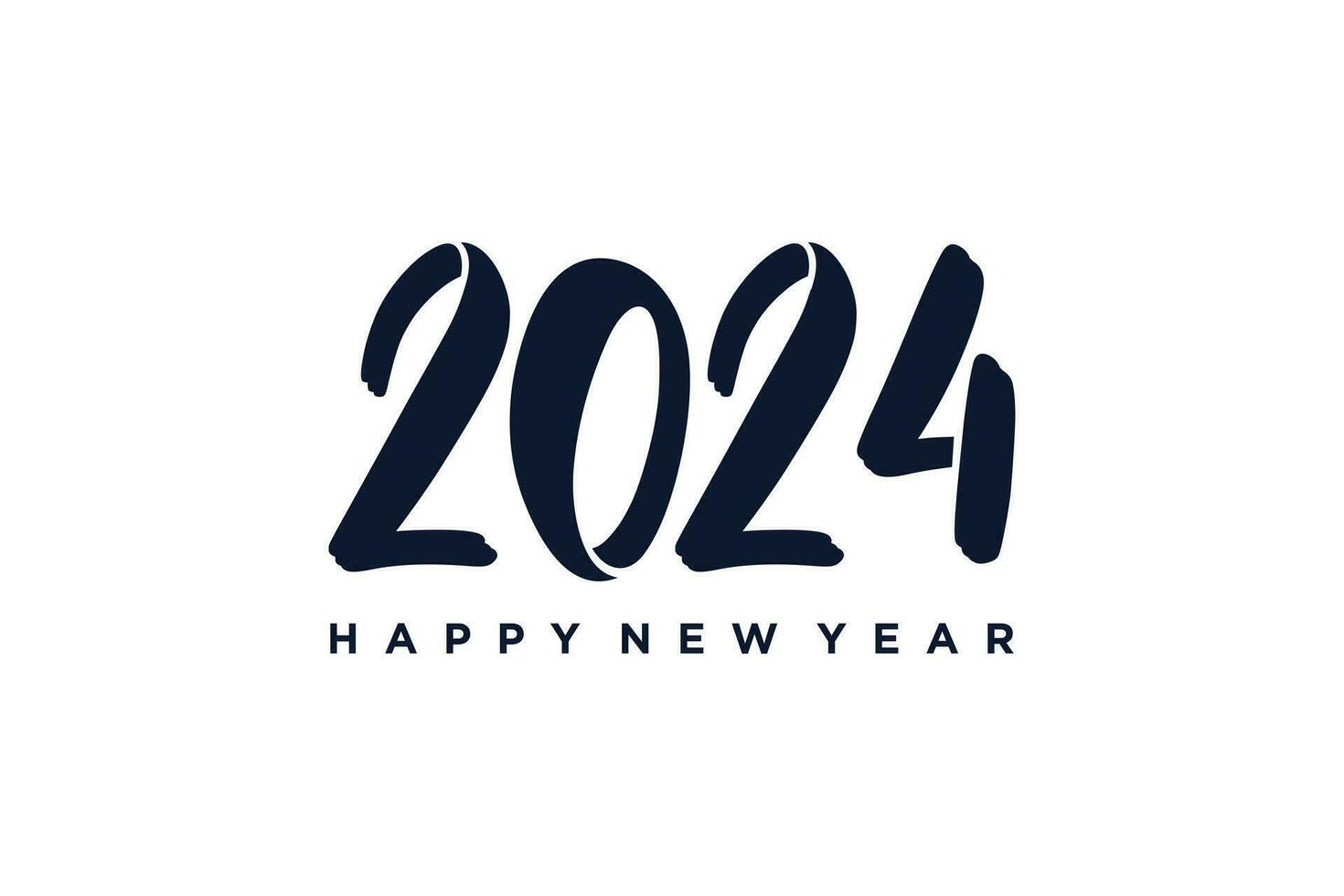 2024 logo design element vector with creative concept