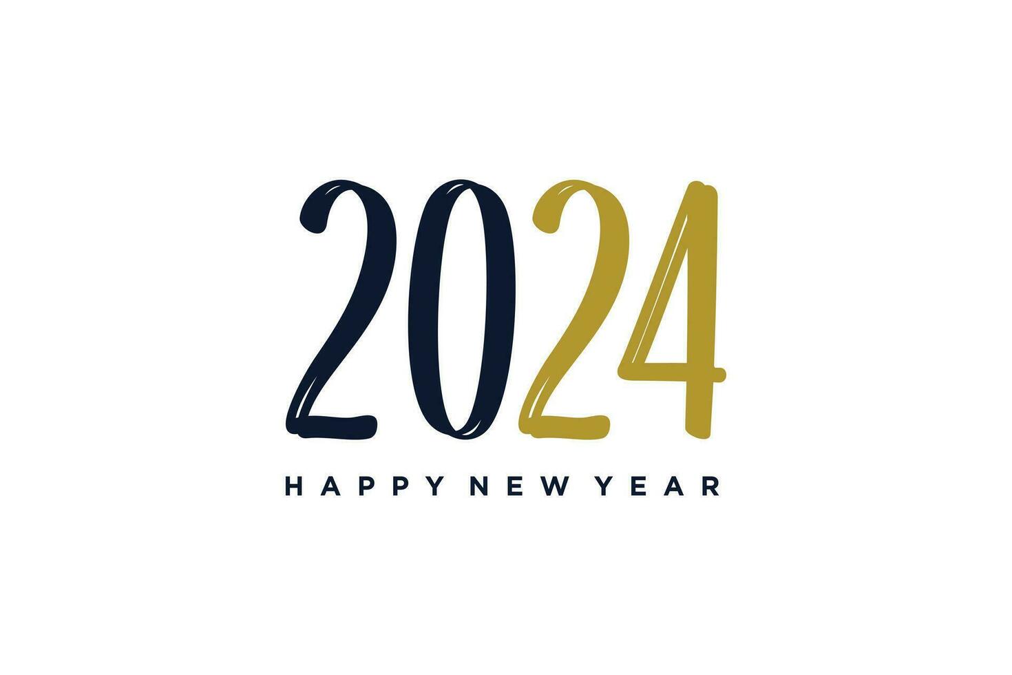 2024 logo design element vector with creative concept