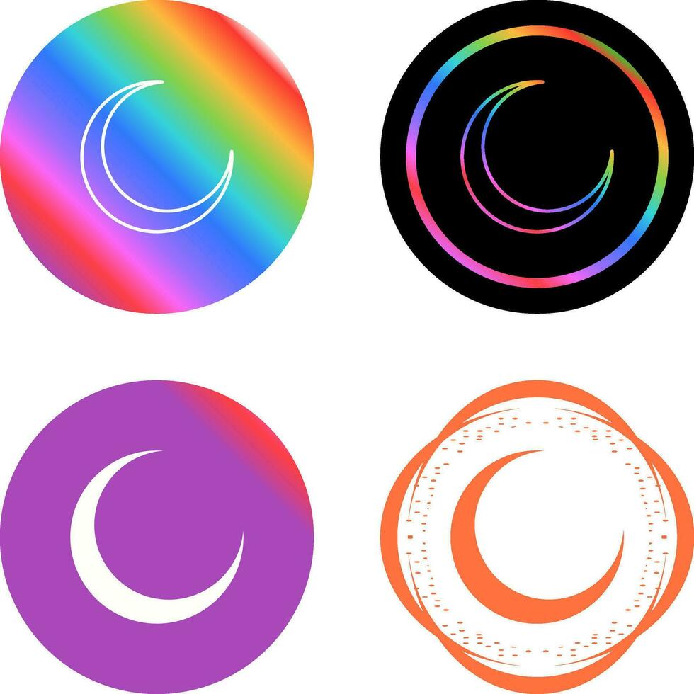New Moon Vector Icon