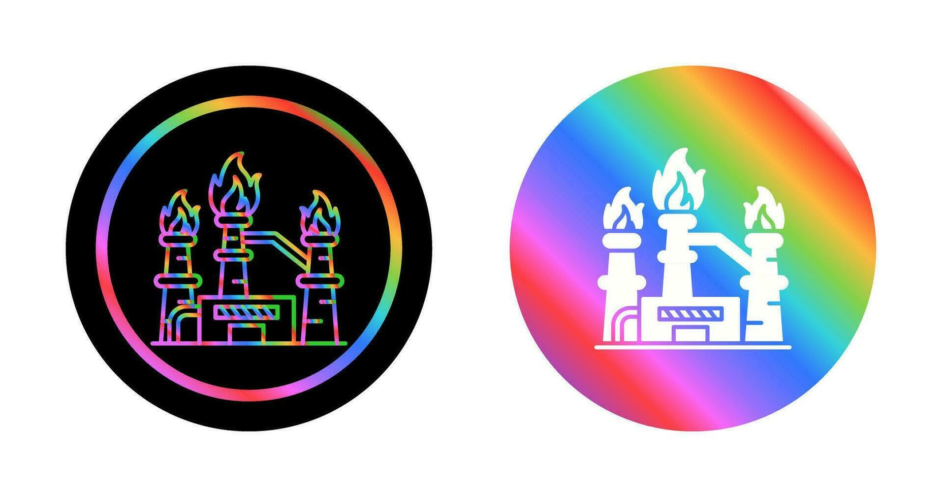 Natural Gas Vector Icon
