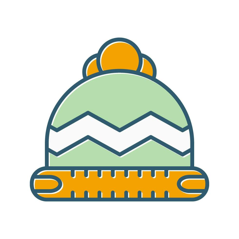 Wool Hat Vector Icon