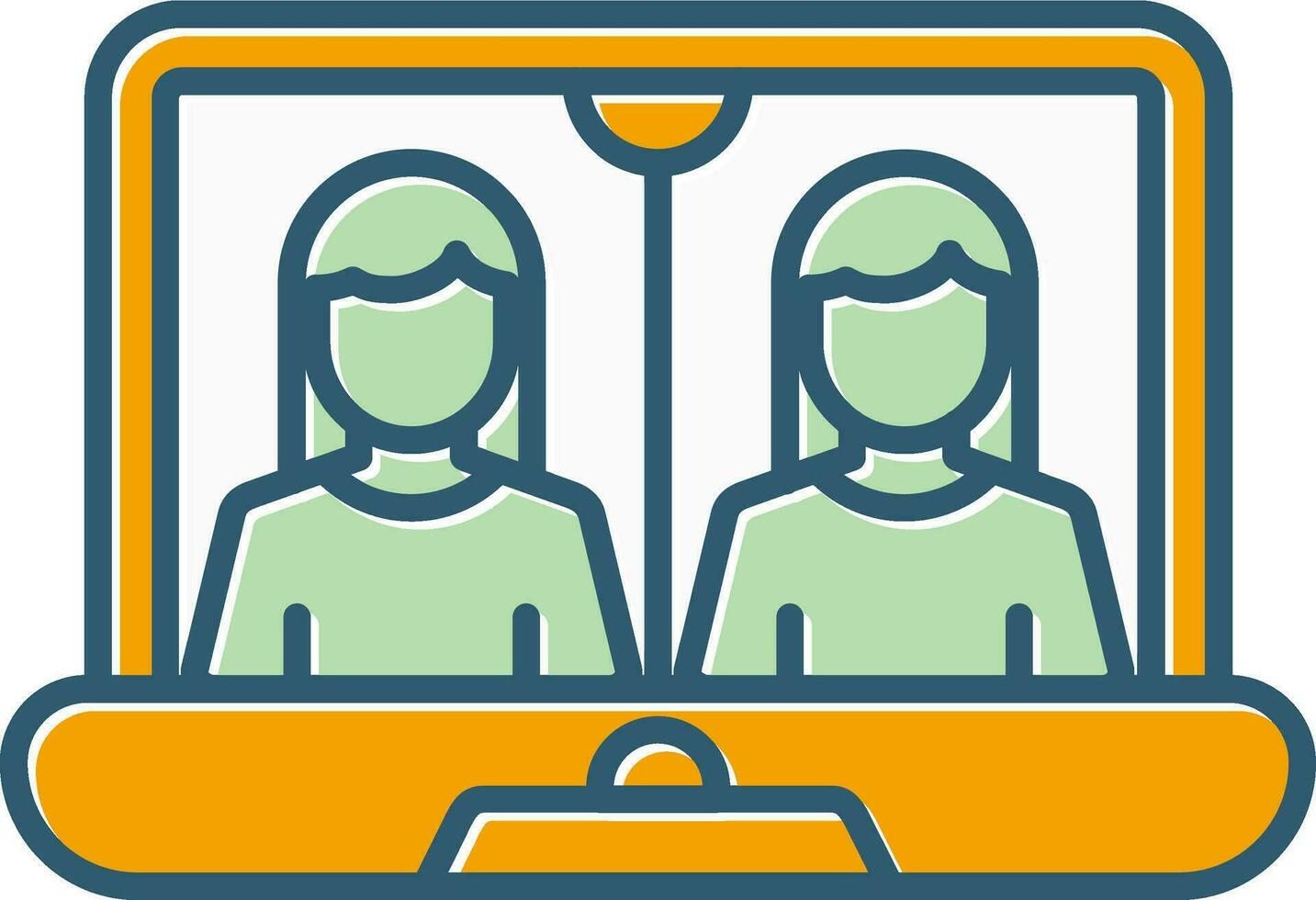 Online Meeting Vector Icon