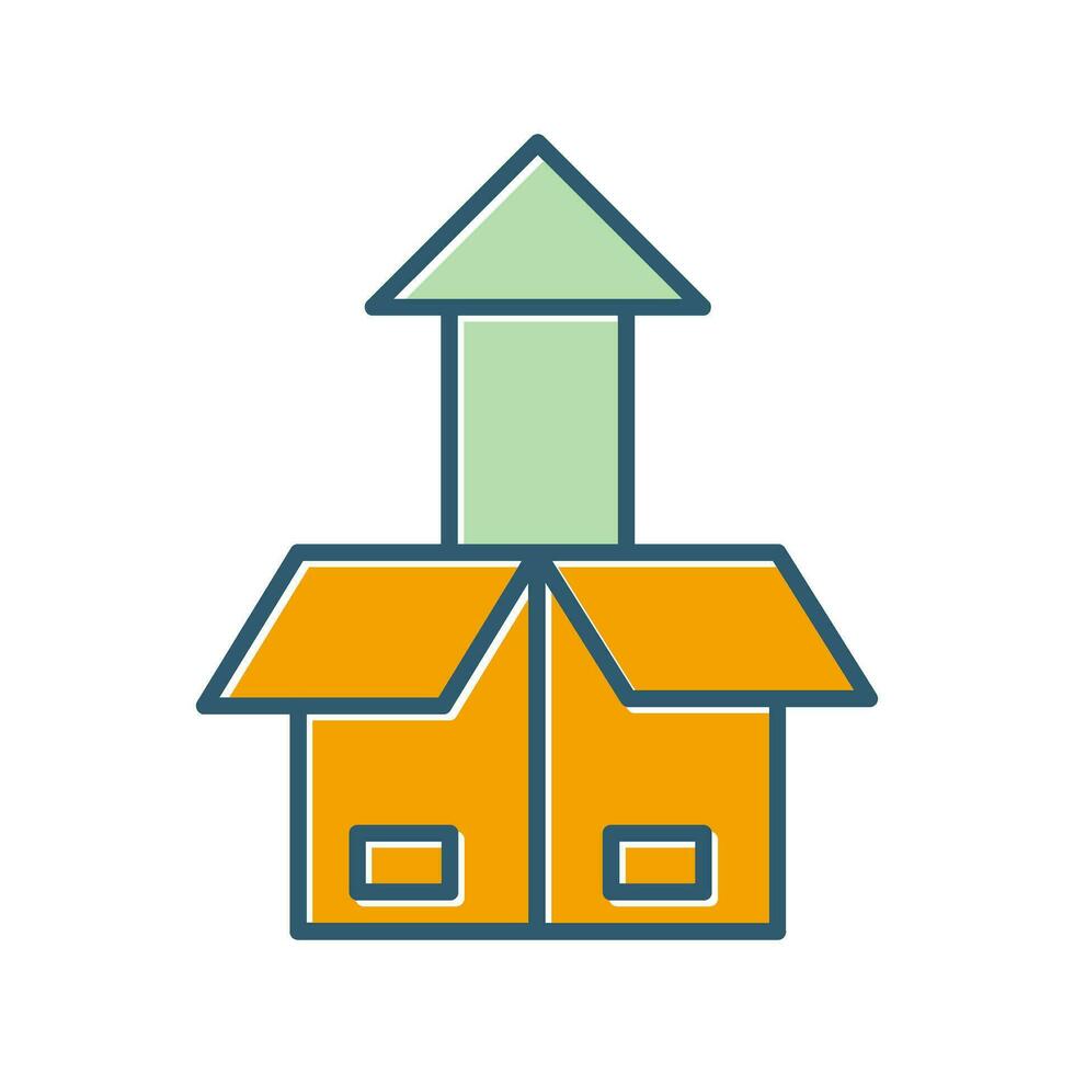 Open Box Vector Icon