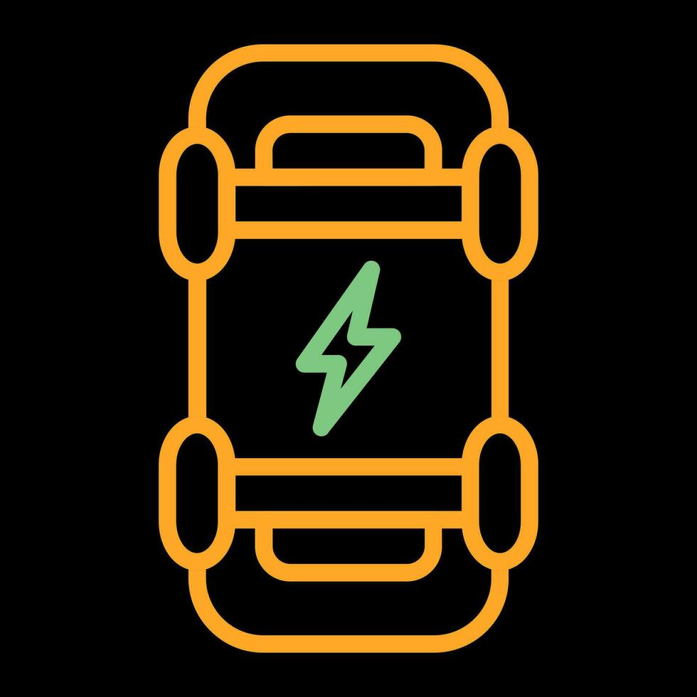 Electric Skateboard Vector Icon