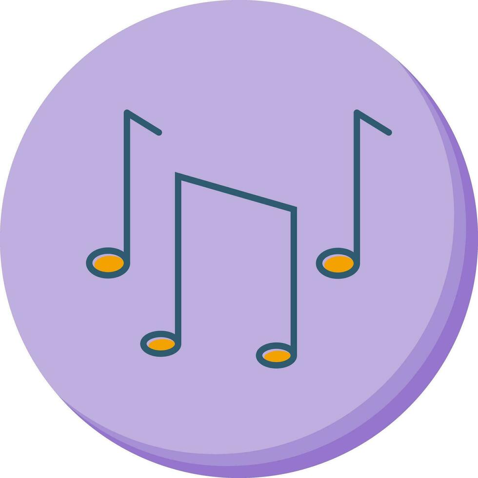 Musical Notes Vector Icon