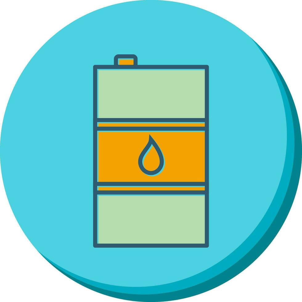 Oil Barrel Vector Icon