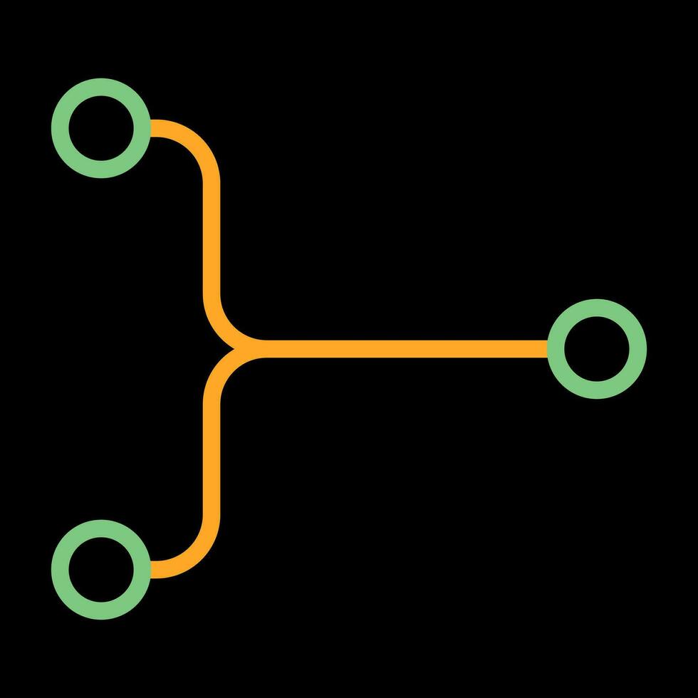 Convergence Vector Icon