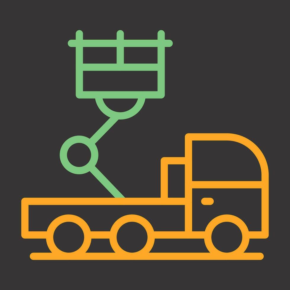 Ladder Truck Vector Icon