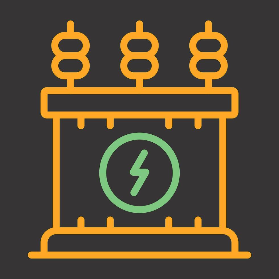 Power Transformer Vector Icon