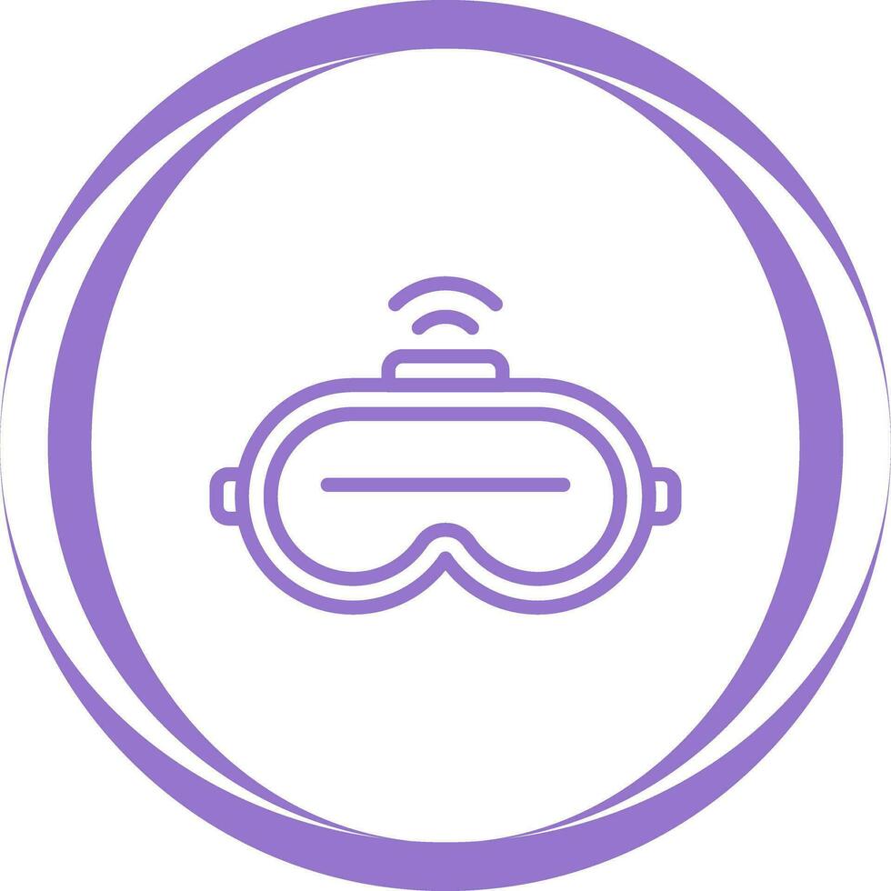 Augmented Reality Headset Vector Icon