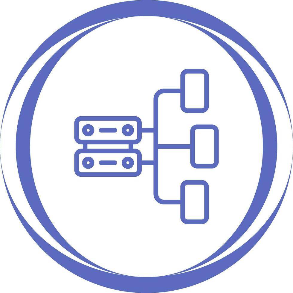 Data Architecture Vector Icon