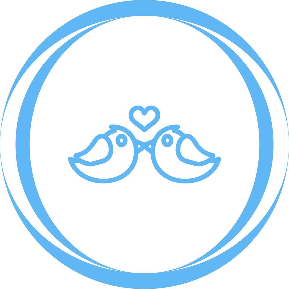 Lovebirds Vector Icon