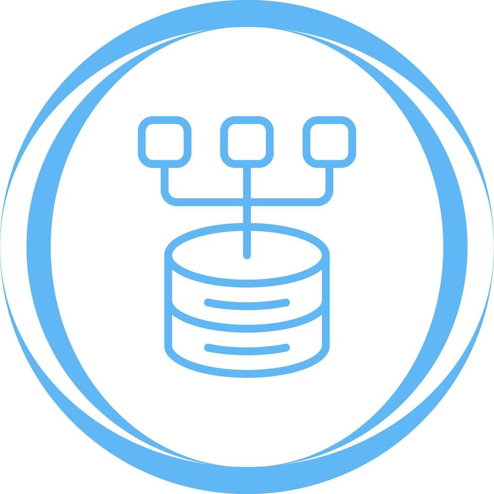 Data Modeling Vector Icon