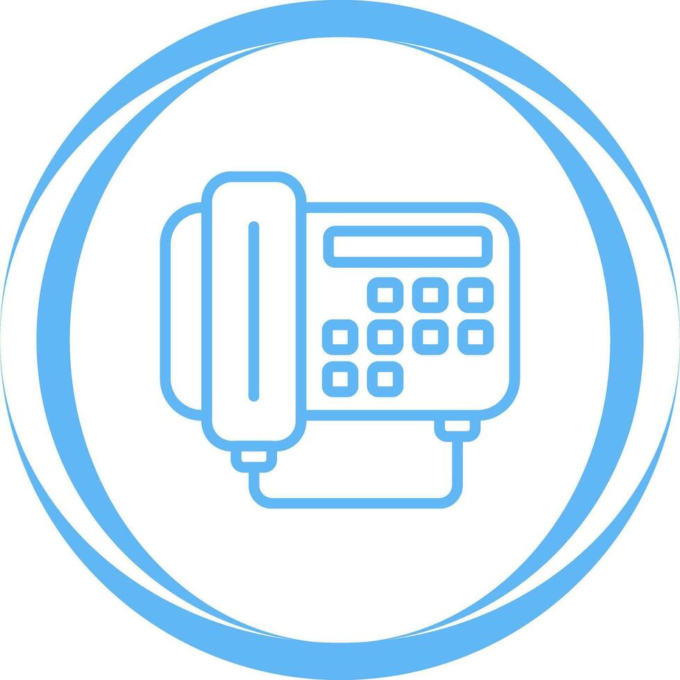 Fax Machine Vector Icon