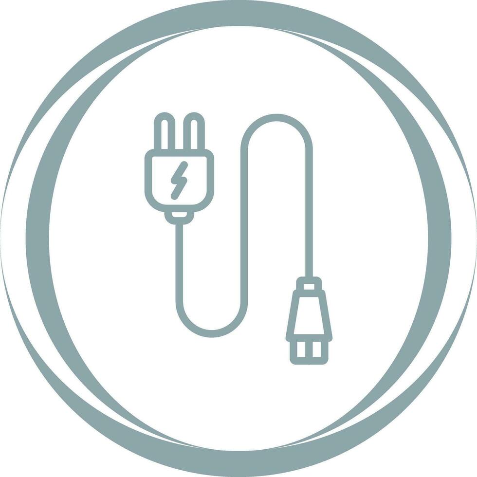 Monitor Cable Vector Icon